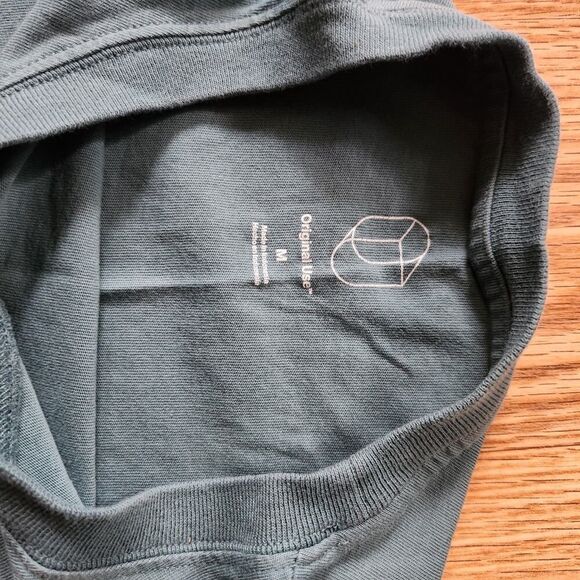 Original Use Pullover Tshirt Medium Casual Tee Crew Neck Short Sleeve Teal Green - Picture 4 of 5